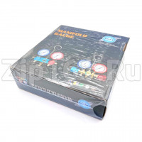 Манометрическая станция DSZH WK-536G-R134a R22/134/404/407/410 стекло без шлангов