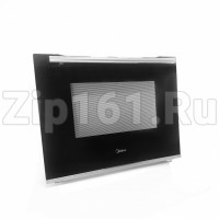 Дверь духового шкафа в сборе Midea 12971100A47571+12971100A62568+12971100A64595