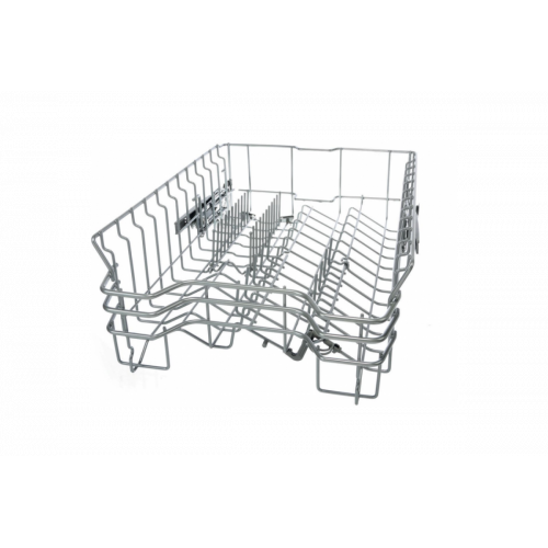 Верхняя корзина для посуды для посудомоечных машин, с тремя складными, секциями, в сборе, перестраиваемая по высоте 00773760